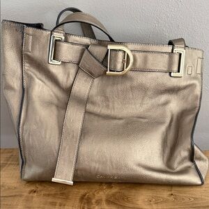 Calvin Klein Gold Tote Bag